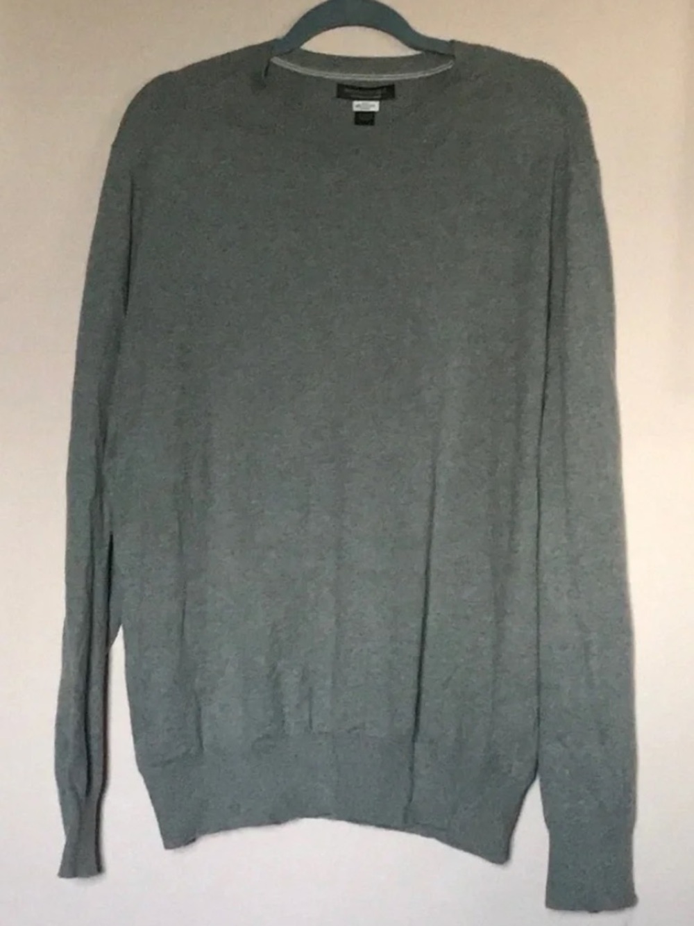 Banana Republic grey cotton cashmere sweater XL